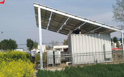 off-grid PV system for sewage treatment